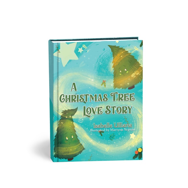 Buchillustration von „A Christmas Tree Love Story“